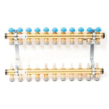Polypipe 15mm Brass Manifold - 11 Port PB12746 Image 1