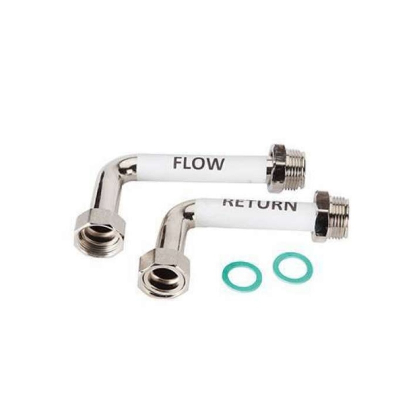 Polypipe UFCH 90 degree Manifold Bend - Stainless Steel (pair) PB12768 Image 1