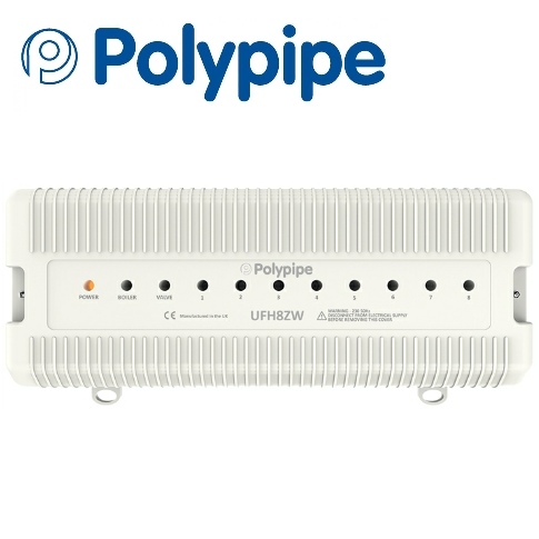 Polypipe 8 Zone Wiring Centre UFH8ZW Image 1