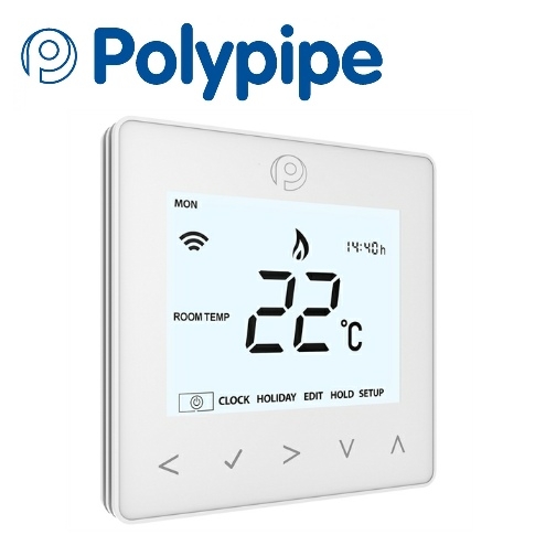 Polypipe Smart RF Programmable Thermostat UFHSMARTRFW Image 1