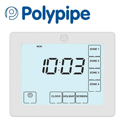 Polypipe 4 Channel Time Clock UFHTIME4W Image 1