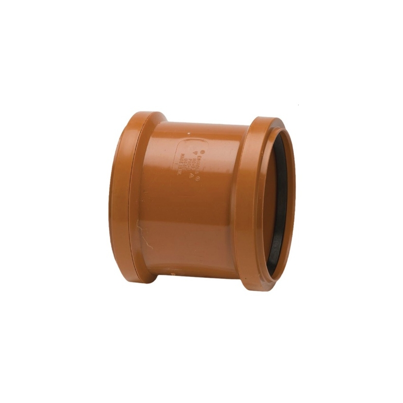 Polypipe Coupler Slip Double Socket UG400 Image 1