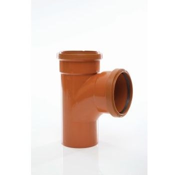 Polypipe 87 degree Junction Double Socket - Spigot UG424 Image 1