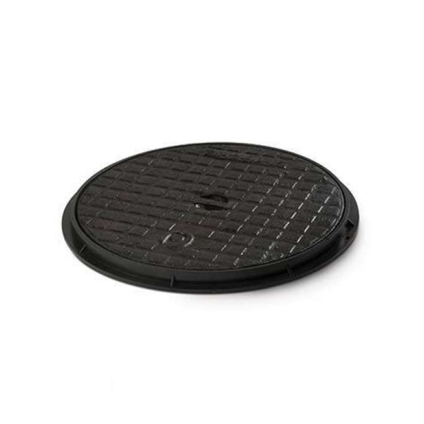 Polypipe 460mm Cast Iron Cover - Plastic Frame UG444 Image 1