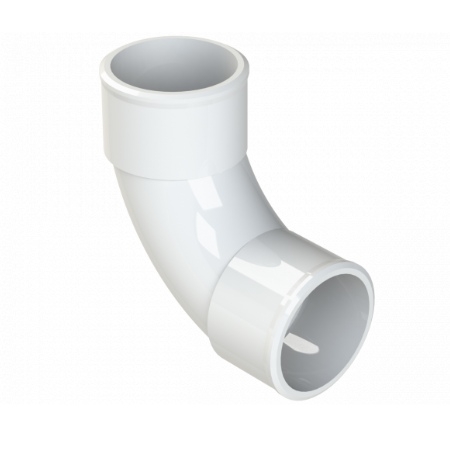 Polypipe 32mm System 2000 MuPVC Swept Bend - White MU114W Image 1