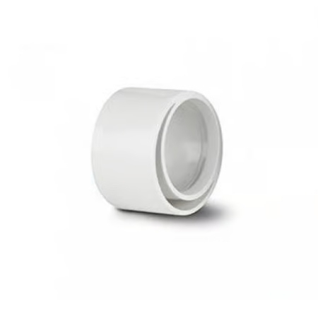 Polypipe 50x40mm System 2000 MuPVC Reducer - White MU311W Image 1