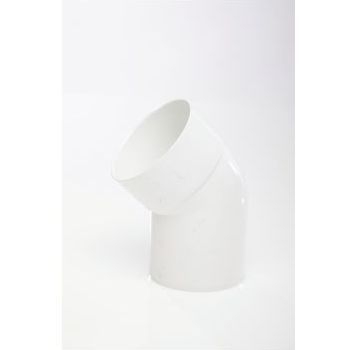 Polypipe 110mm 135 degree Socket/Spigot Offset Bend - White SB404W Image 1