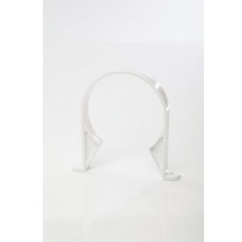 Polypipe 110mm Pipe Socket Clip - White SC45W Image 1
