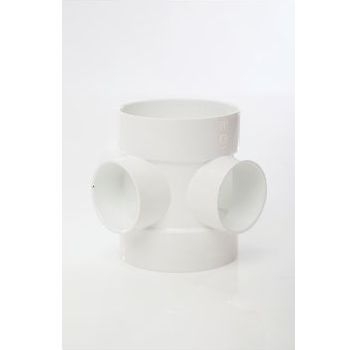 Polypipe 110mm Short Boss Pipe - White SE60W Image 1