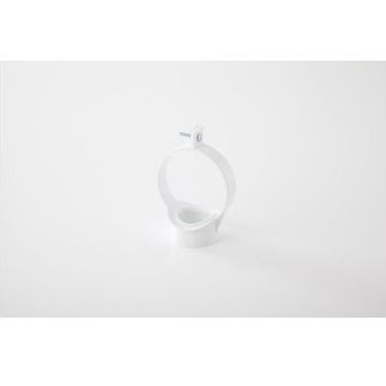 Polypipe 110mm Strap Boss - White SG40W Image 1