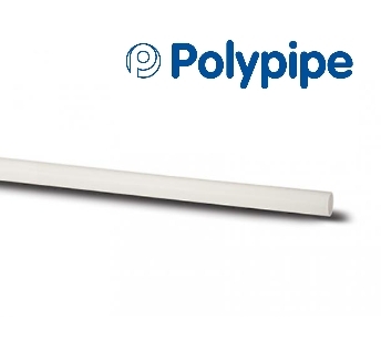 Polypipe 32mm Pushfit 3m Wastepipe - White WP11W Image 1