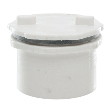 Polypipe 40mm Pushfit Access Plug - White WP44W Image 1