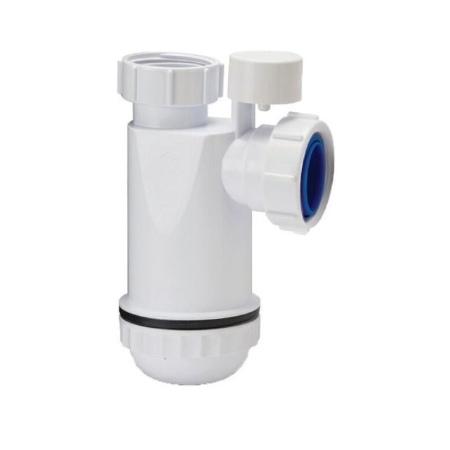Polypipe 40mm x 3" Anti-Vac Bottle P Trap WP46PV Image 1