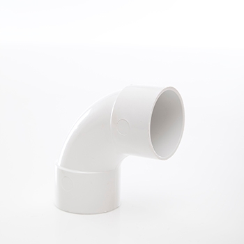 Polypipe 40mm 92.5 degree Swept Bend - White WS14W Image 1