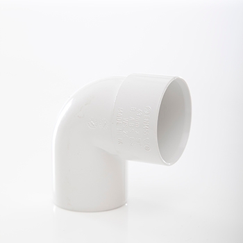Polypipe 40mm 92.5 degree Swivel Bend - White WS24W Image 1