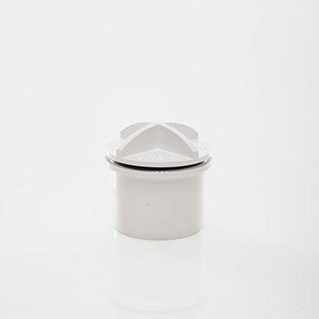 Polypipe 32mm Screwed Access Plug - White WS29W Image 1