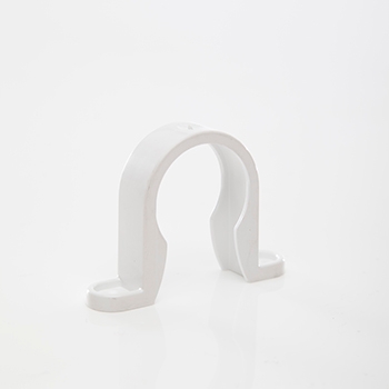 Polypipe 32mm Pipe Clip - White WS33W Image 1