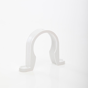 Polypipe 40mm Pipe Clip - White WS34W Image 1