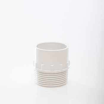 Polypipe 32mm Male Iron Adaptor - White WS46W Image 1