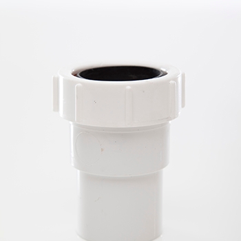Polypipe 40mm Universal to Solvent Connector - White WS68W Image 1