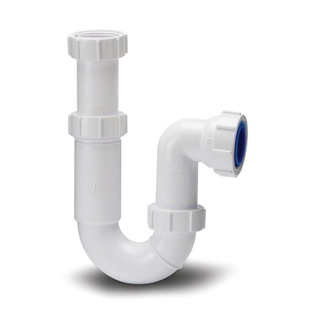 Polypipe 40mm Tubular P Trap Anti-Syphon WT53PV Image 1