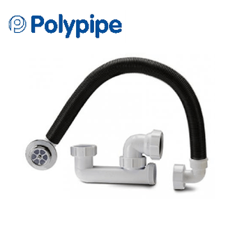 Polypipe 40mm Low Level Trap & Overflow WT69 Image 1