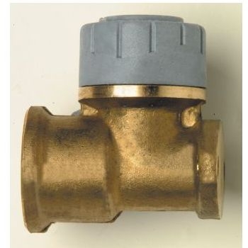 Polyplumb 15mm x 1/2" Brass Wall Plate Elbow PB1315 Image 1