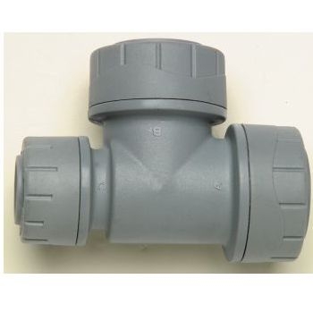 Polyplumb 22 x 15 x 22mm Reduced Tee PB1422 Image 1