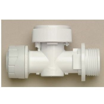 Polyplumb 15mm x 3/4" Appliance Valve - Warm PB6115 Image 1