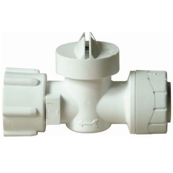 Polyplumb 15mm x 1/2" Straight Service Valve PB6515 Image 1