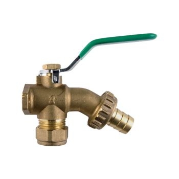 Quarter Turn Hose Union Bib with Backplate 10025345 Image 1