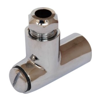 1"x 8mm Restrictor Elbow - Chrome Plated RE18 Image 1