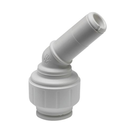 JG Speedfit 22mm 135 degreee Stem Elbow PEM572222W Image 1