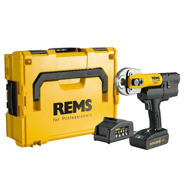REMS Mini-Press 22v inc. L-Boxx case, Charger & 2 Batteries 578014