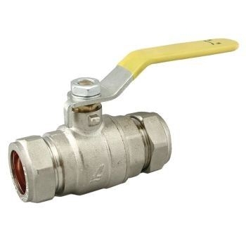 35mm Lever Valve - Yellow Handle LBV35Y Image 1