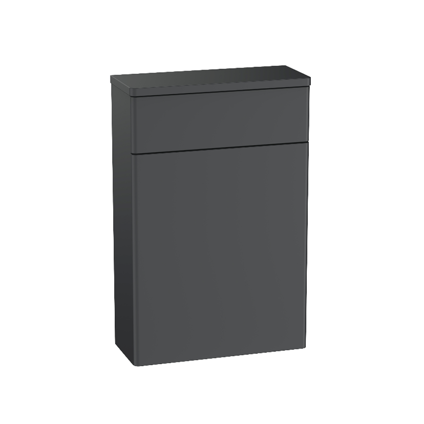 Instinct Allerston 560mm Curved Edge BTW WC Unit Matt Storm Grey Image 1