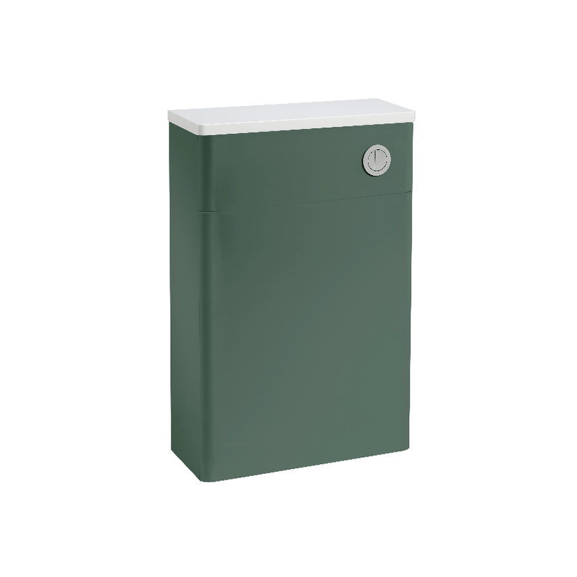 Instinct 560mm Curved Edge BTW WC Unit Nordic Green INST0403108 Image 1