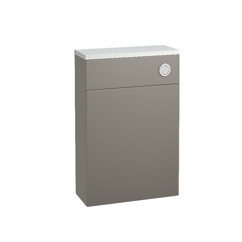 Instinct 560mm Square Edge BTW WC Unit Stone Grey INST040395 Image 1