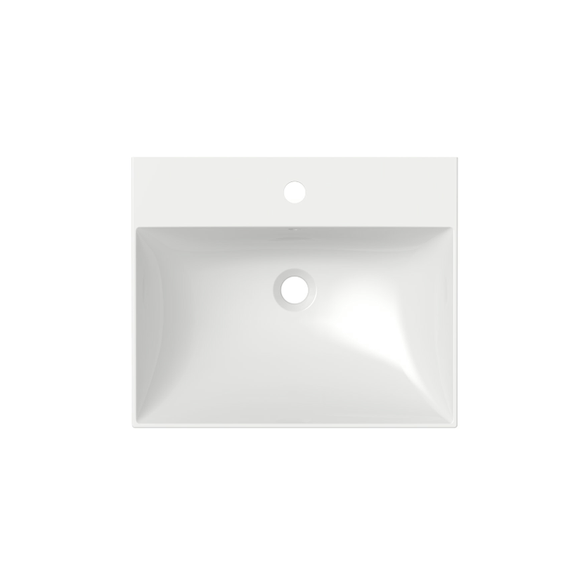 Instinct Espada 500mm Ceramic Basin 1TH White INST041401 Image 1