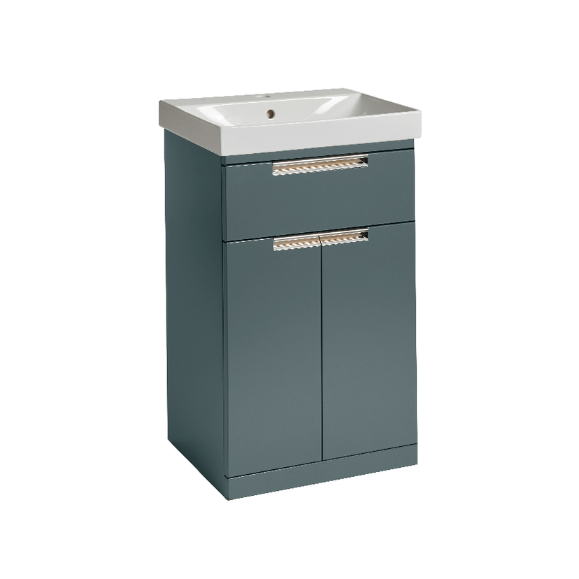 Instinct Espada 500mm F/S 1 Drawer 2 Door Basin Unit Willow INST041424 Image 1