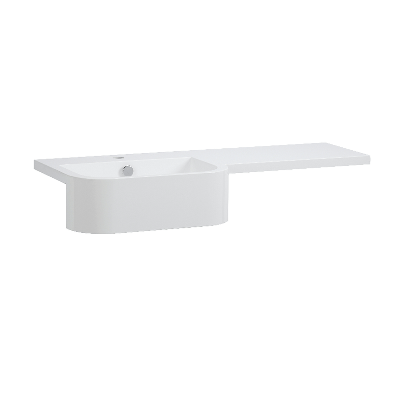 Instinct Keros 1000mm Isocast Basin Left Hand White INST049086 Image 1