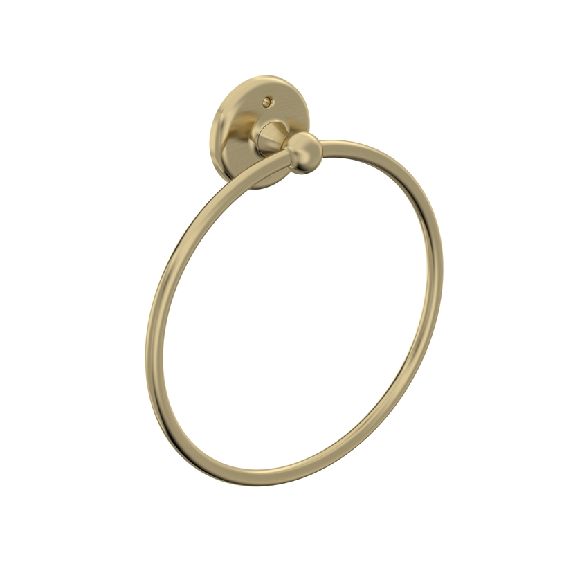 Instinct Hemsworth Towel Ring Brushed Brass INST37188 Image 1