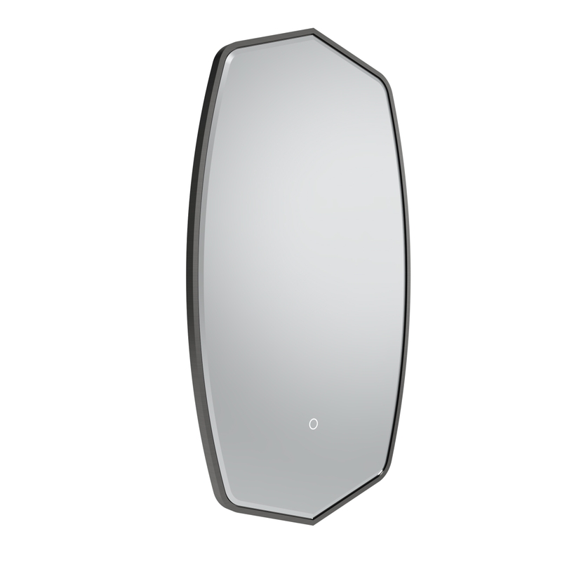 Instinct Ios 450x800mm LED Illum Traditional Mirror Gunmetal INST37202 Image 1