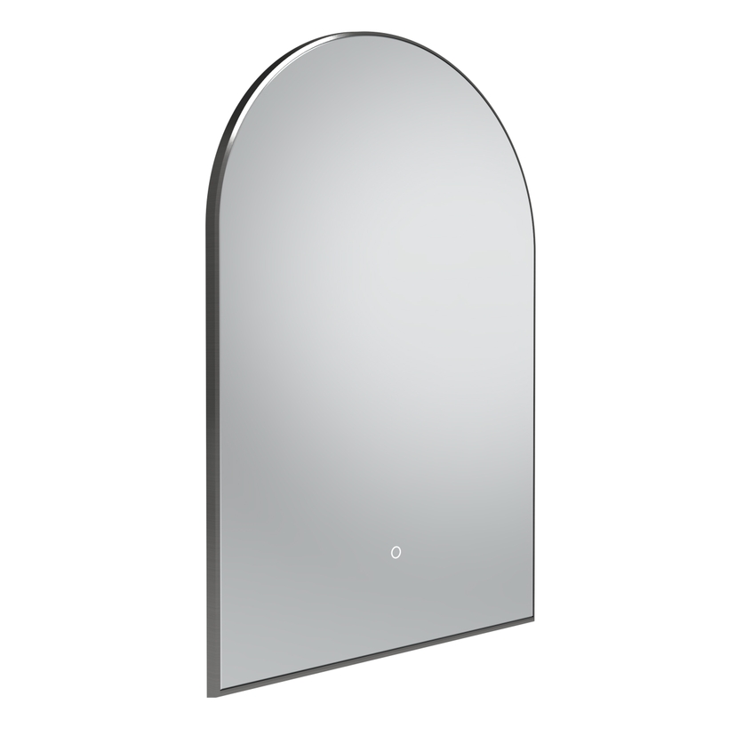 Instinct Ios 600mmx900mm LED Illum Arch Mirror Gunmetal INST37208 Image 1