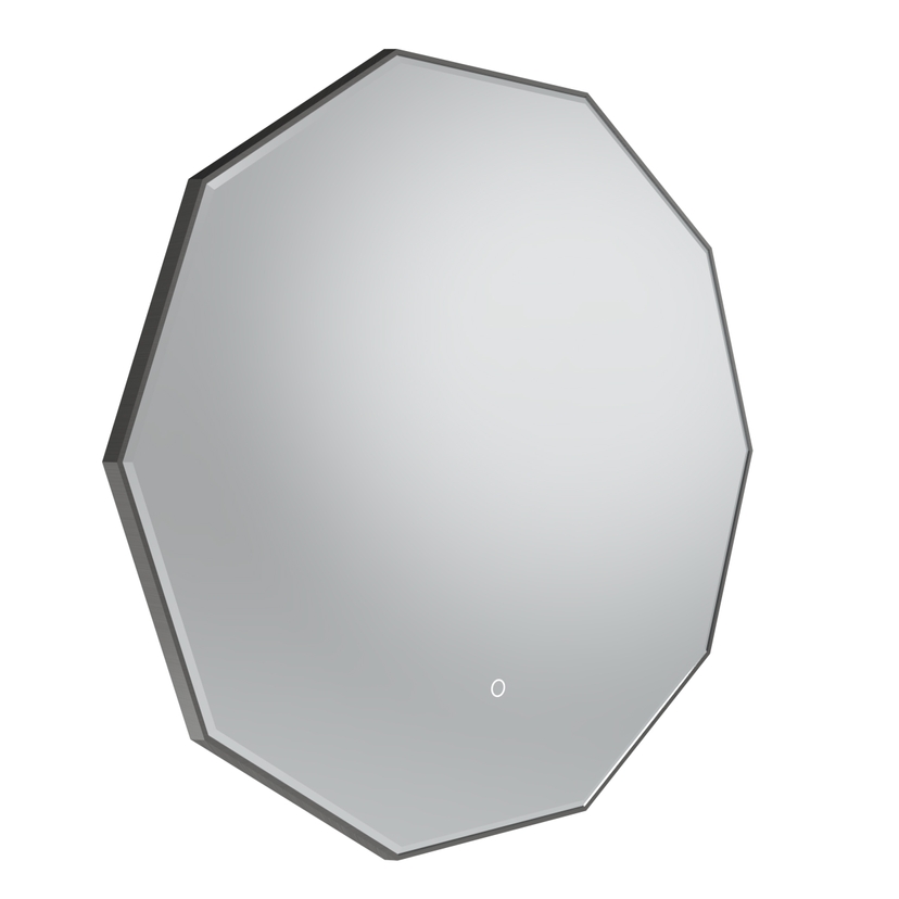 Instinct Ios 800mm LED Illuminated Decagon Mirror Gunmetal INST37211 Image 1