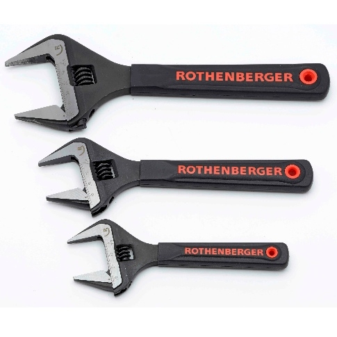 Rothenberger Wide Jaw 3 Pack 6", 8", 10" 18047 Image 1