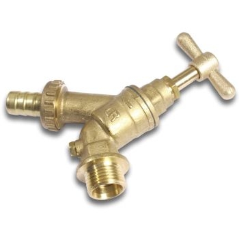 1/2" Hose Union Bib Tap with Double Check Valve 301317 Image 1