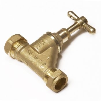 25 x 22mm Brass Stopcock 301630 Image 1