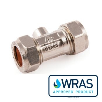 15mm Chrome Isolating Valve 304609 Image 1