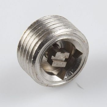 1/2" Chrome Radiator Air Vent BFRAVCP-D Image 1